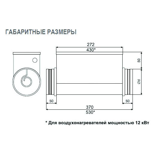EOK-250-12.0-3ф электронагреватель