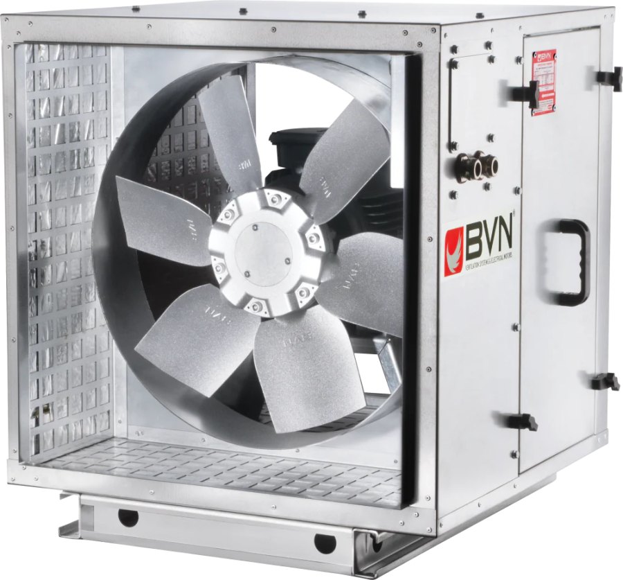 Шумоизолированный канальный осевой вентилятор дымоудаления ARMO-C 1250/4