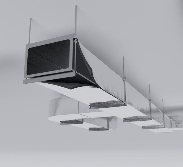 Рулон теплоизоляционный РУ-ФЛЕКС ВЕНТ-СК МЕТАЛЛ 25×1000 мм, 8 м