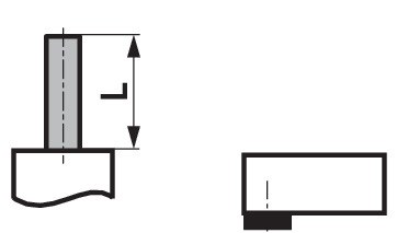 NM230PSR — Длина шпинделя